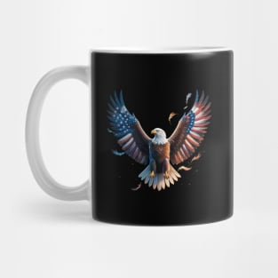 American Flag Bald Eagle Patriotic Eagle 4th of July USA Mug